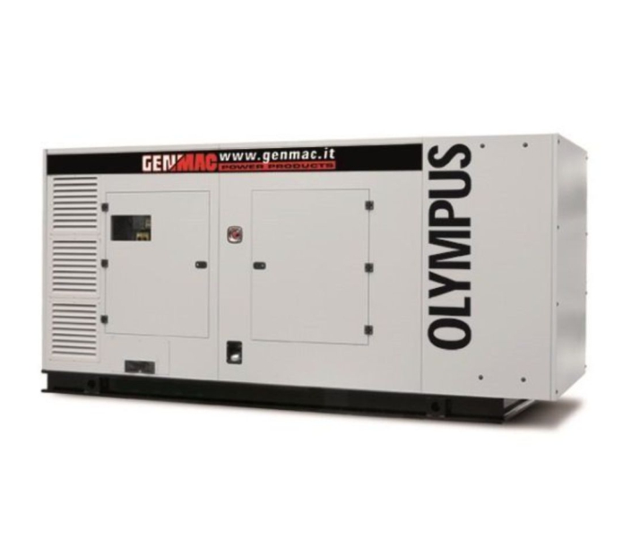 Дизельный генератор GENMAC Olympus G400SS в кожухе с АВР