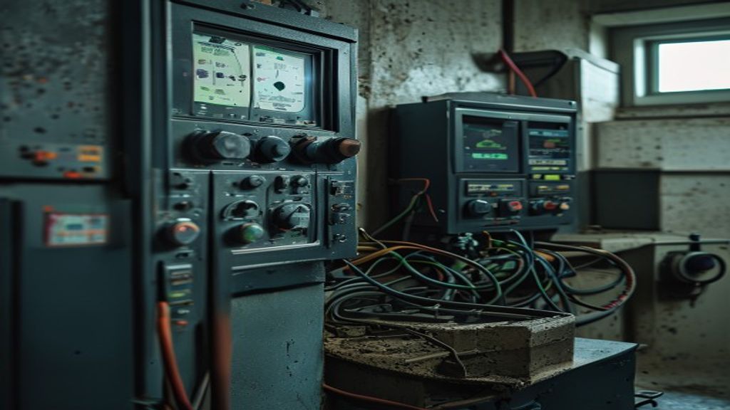 Провал напряжения при набросе нагрузки: AVR, инвертор и переходные процессы Дизельный генератор с панелью управления и AVR, переходный процесс при набросе нагрузки